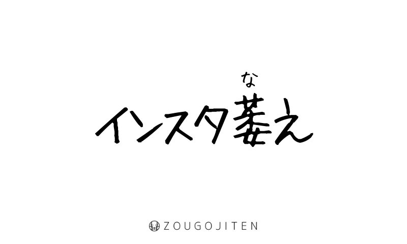 インスタ萎え いんすたなえ とは 意味 使い方解説 造語辞典 Zougojiten