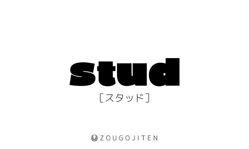 英語スラング Stud とは 意味 使い方解説 造語辞典 Zougojiten